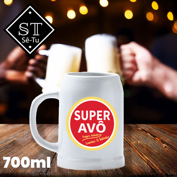 Caneca de Cerveja Super Bock Avô